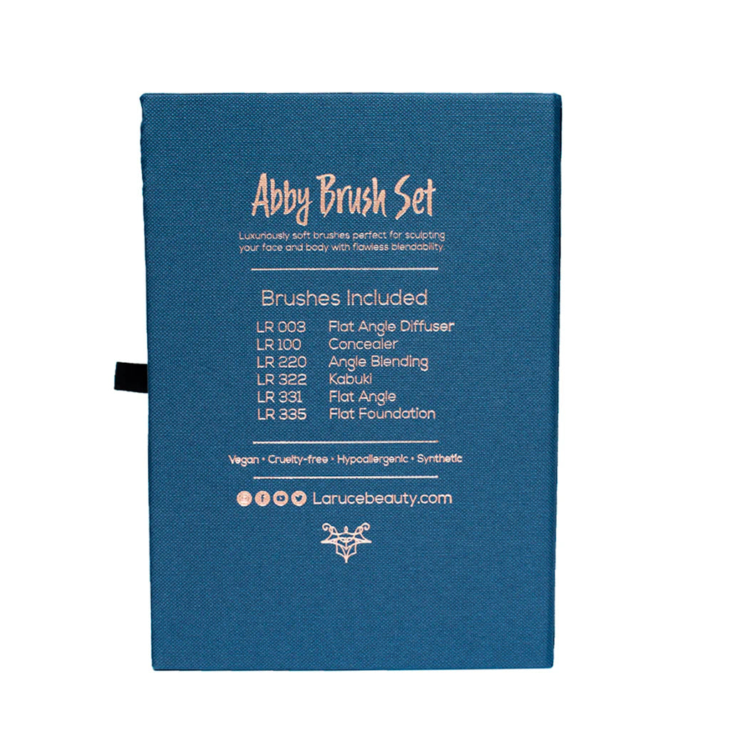 JUEGO DE BROCHAS DE MAQUILLAJE DE 6 PIEZAS ABBY