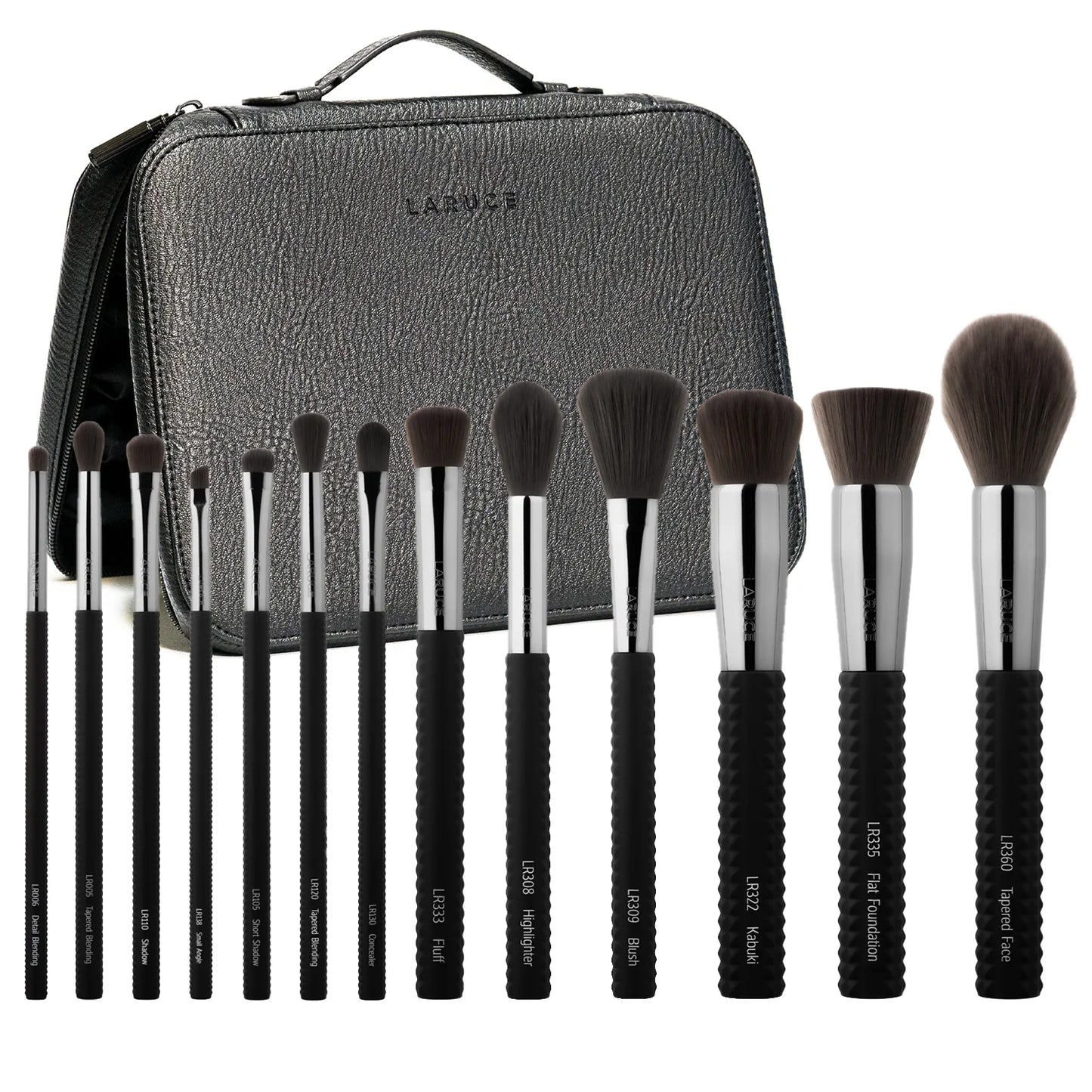 JUEGO DE BROCHAS DE MAQUILLAJE ANN DE 13 PIEZAS CON ESTUCHE