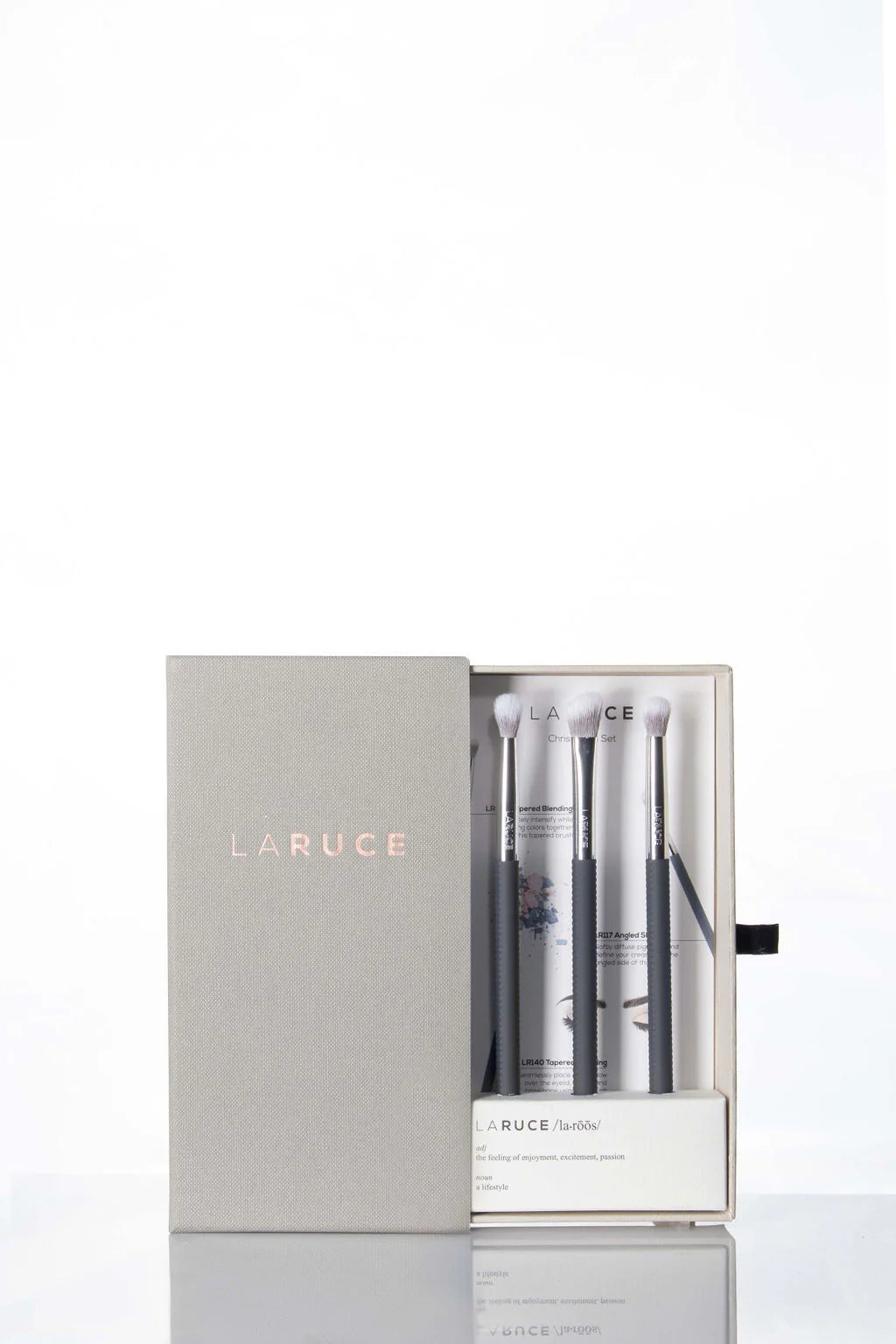 JUEGO DE BROCHAS DE MAQUILLAJE DE 3 PIEZAS CHRIS