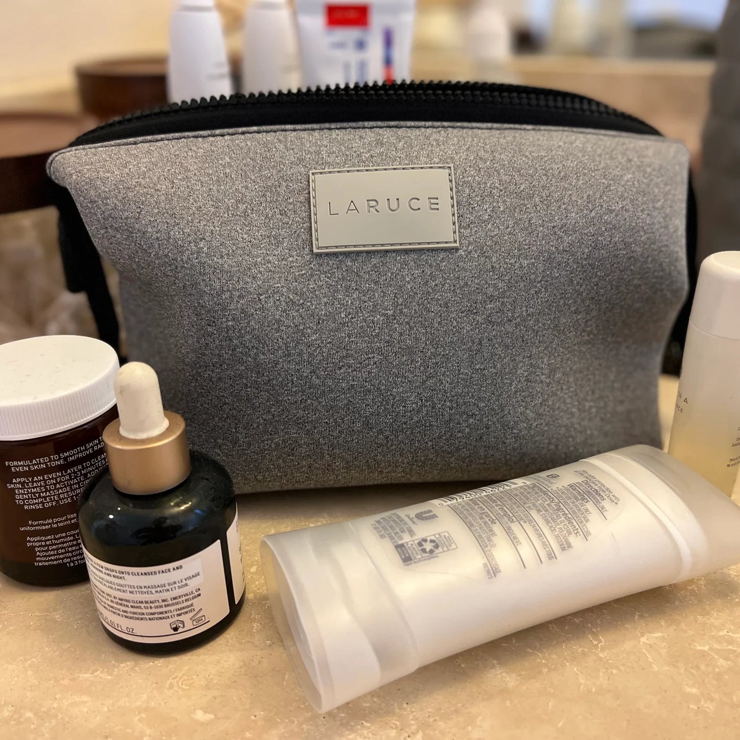 BOLSO DE MAQUILLAJE LARUCE MEL